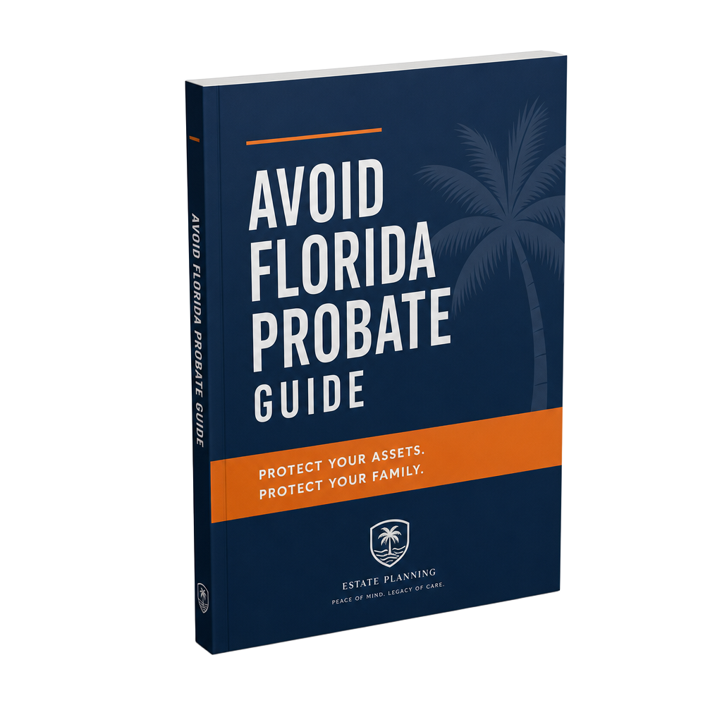 3D mockup of the Avoid Florida Probate Guide